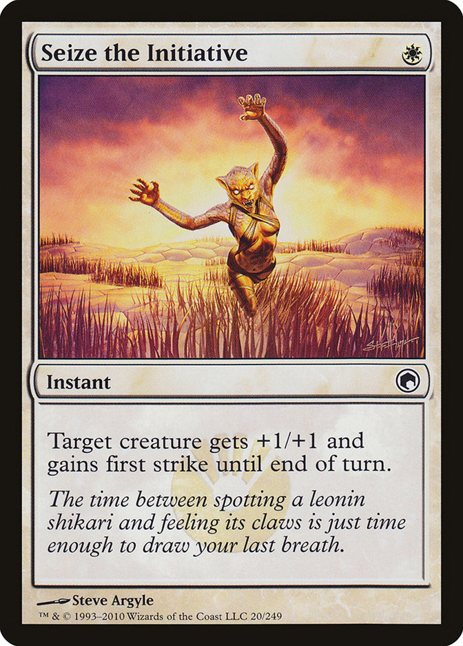 Seize the Initiative [Scars of Mirrodin] MTG Single Magic: The Gathering | Red Claw Gaming