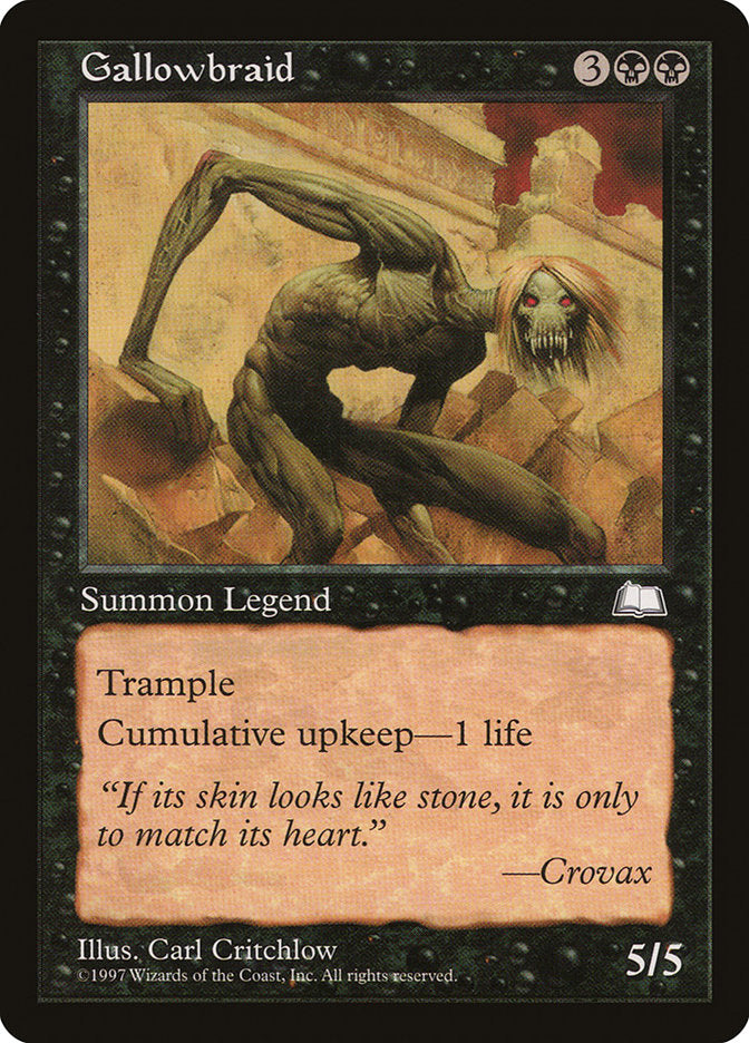 Gallowbraid [Weatherlight] MTG Single Magic: The Gathering | Red Claw Gaming