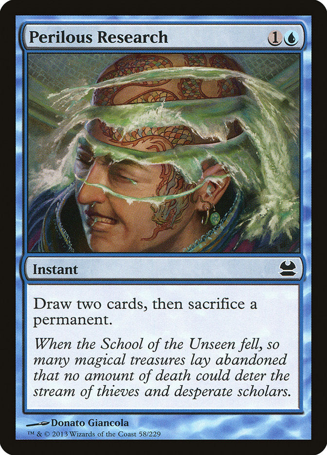 Perilous Research [Modern Masters] MTG Single Magic: The Gathering | Red Claw Gaming