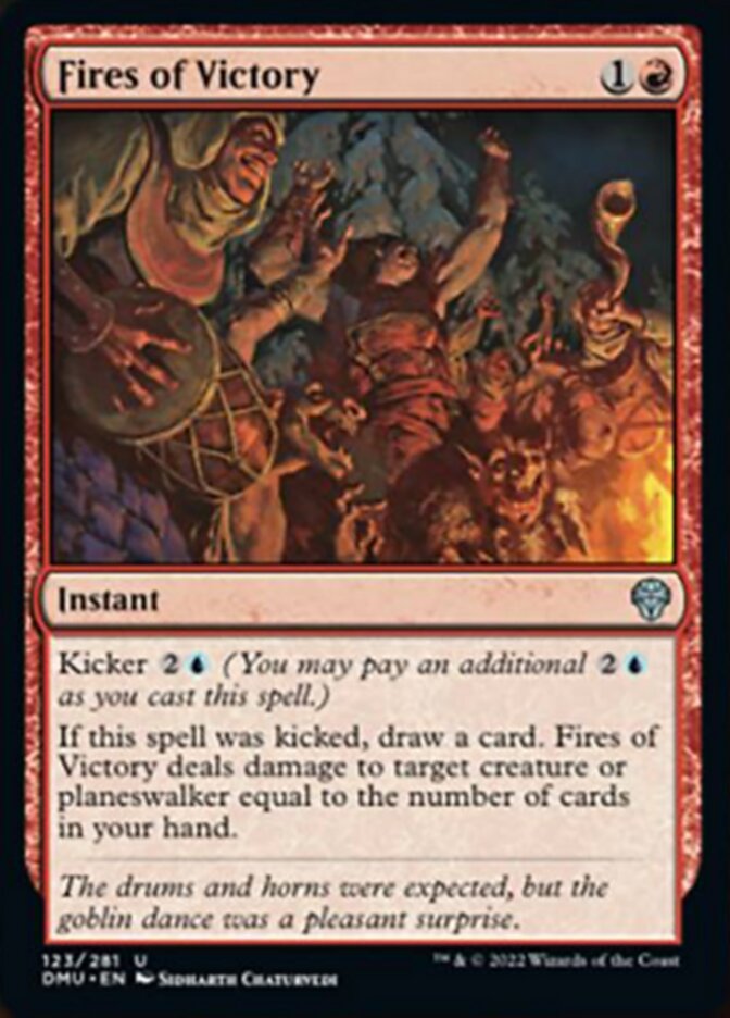 Fires of Victory [Dominaria United] MTG Single Magic: The Gathering | Red Claw Gaming
