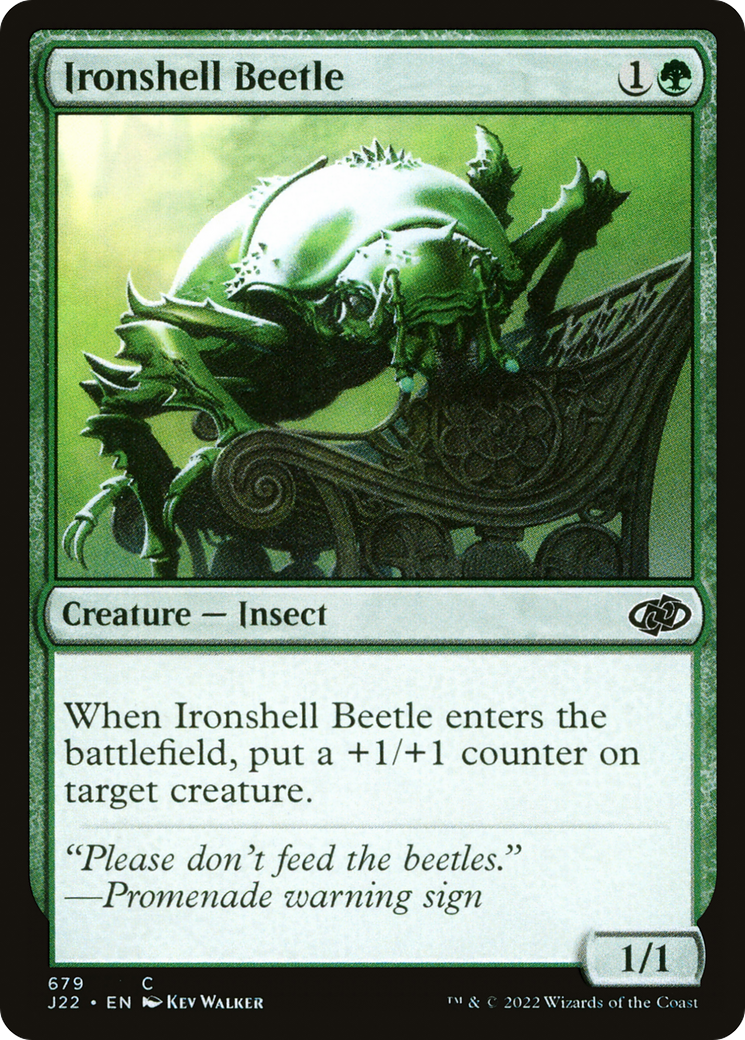 Ironshell Beetle [Jumpstart 2022] MTG Single Magic: The Gathering | Red Claw Gaming