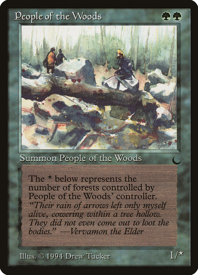 People of the Woods [The Dark] MTG Single Magic: The Gathering | Red Claw Gaming