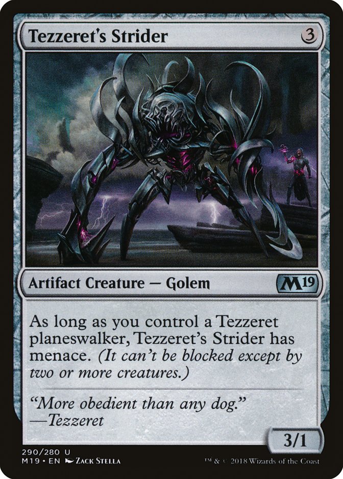 Tezzeret's Strider [Core Set 2019] MTG Single Magic: The Gathering | Red Claw Gaming