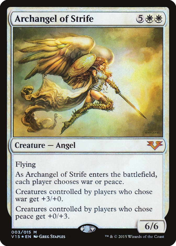 Archangel of Strife [From the Vault: Angels] MTG Single Magic: The Gathering | Red Claw Gaming