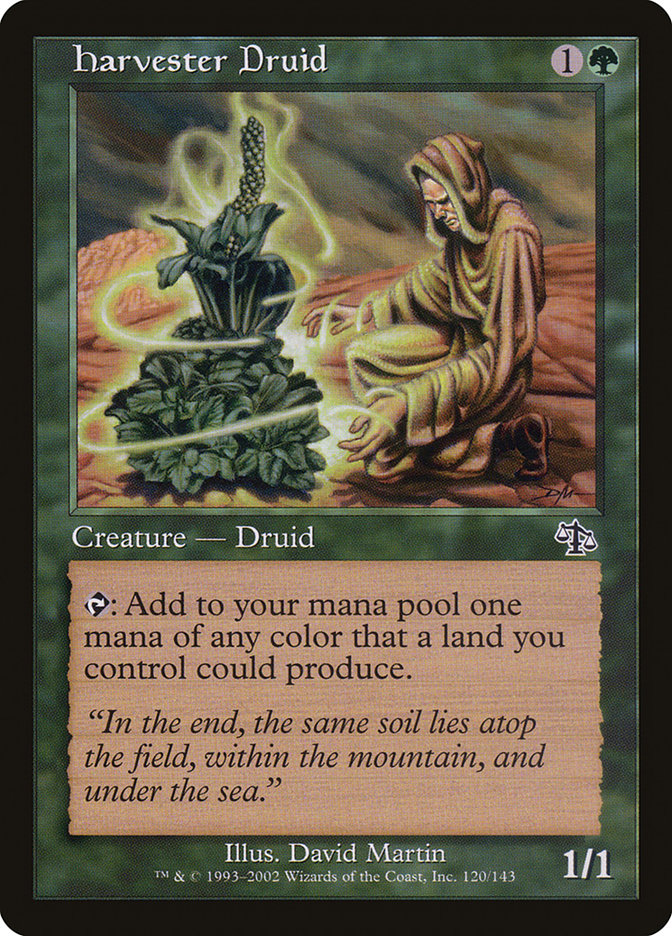 Harvester Druid [Judgment] MTG Single Magic: The Gathering | Red Claw Gaming
