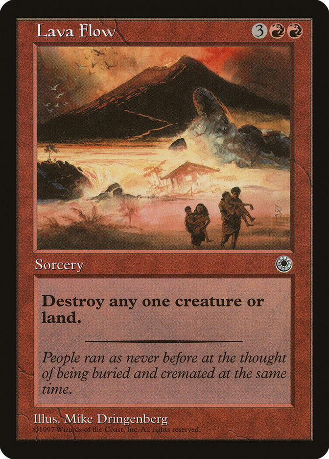 Lava Flow [Portal] MTG Single Magic: The Gathering | Red Claw Gaming
