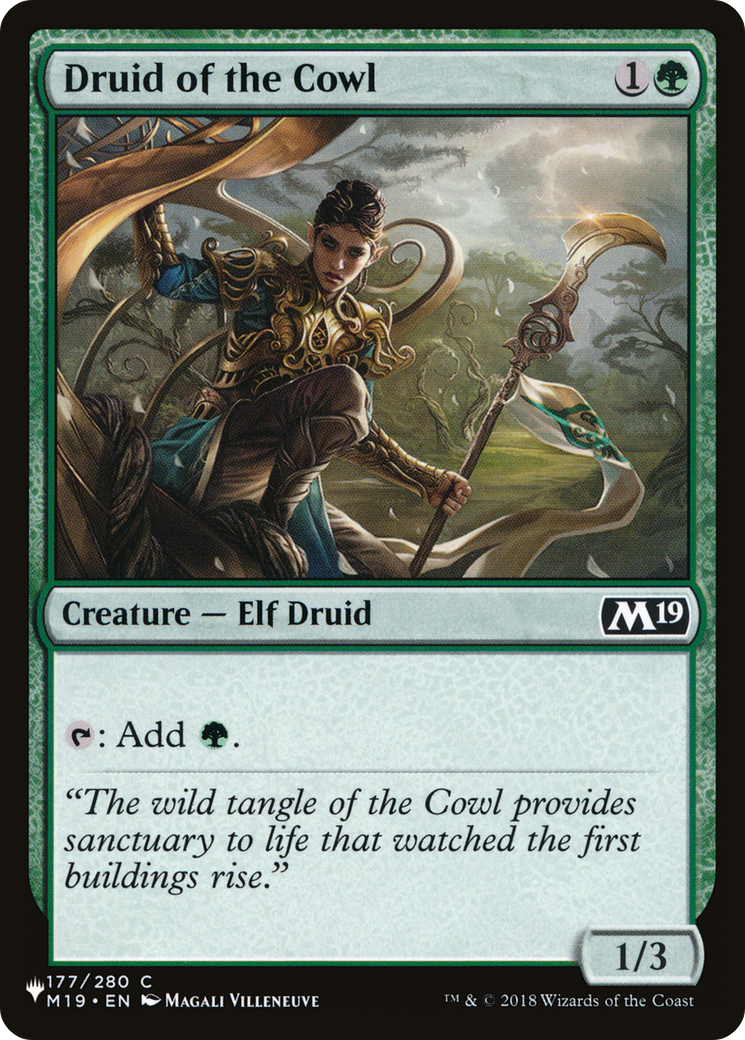 Druid of the Cowl [The List] MTG Single Magic: The Gathering | Red Claw Gaming