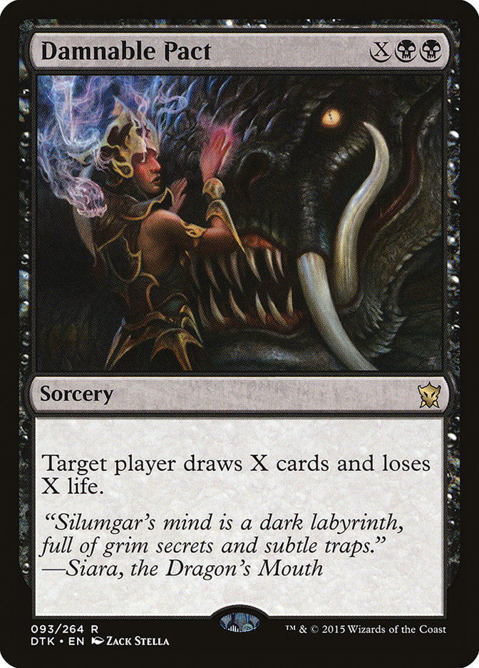 Damnable Pact [Dragons of Tarkir] MTG Single Magic: The Gathering | Red Claw Gaming