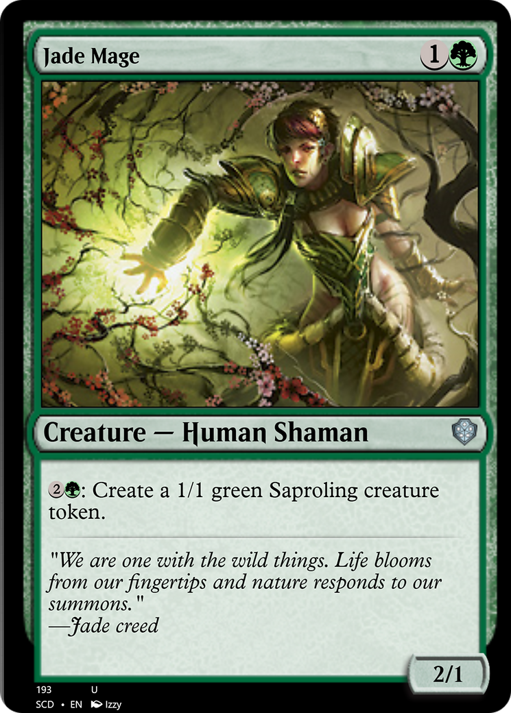 Jade Mage [Starter Commander Decks] MTG Single Magic: The Gathering | Red Claw Gaming