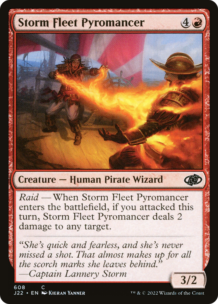 Storm Fleet Pyromancer [Jumpstart 2022] MTG Single Magic: The Gathering | Red Claw Gaming