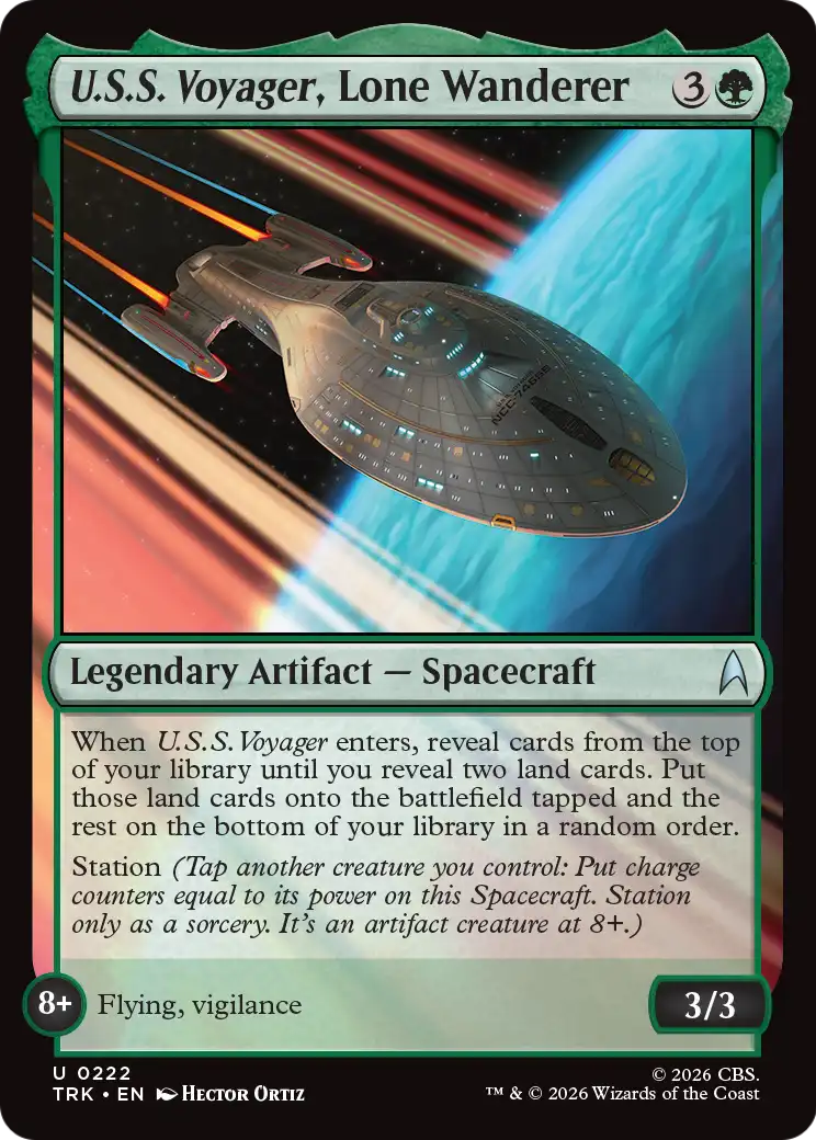 U.S.S. Voyager, Lone Wanderer [Star Trek] MTG Single Magic: The Gathering | Red Claw Gaming