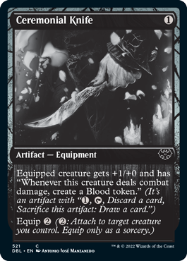 Ceremonial Knife [Innistrad: Double Feature] MTG Single Magic: The Gathering | Red Claw Gaming