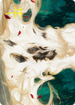 By Invitation Only Art Card (Gold-Stamped Signature) [Innistrad: Crimson Vow Art Series] MTG Single Magic: The Gathering | Red Claw Gaming