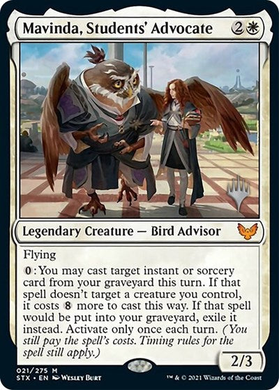 Mavinda, Students' Advocate (Promo Pack) [Strixhaven: School of Mages Promos] MTG Single Magic: The Gathering | Red Claw Gaming