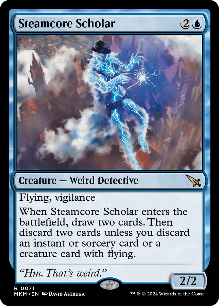 Steamcore Scholar [Murders at Karlov Manor] MTG Single Magic: The Gathering    | Red Claw Gaming