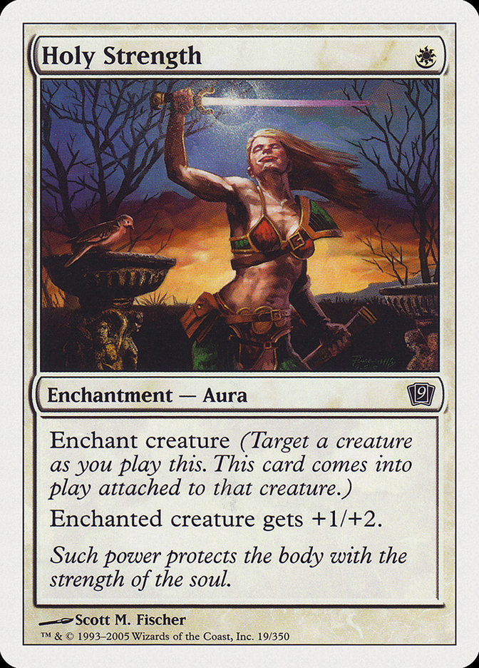 Holy Strength [Ninth Edition] MTG Single Magic: The Gathering | Red Claw Gaming