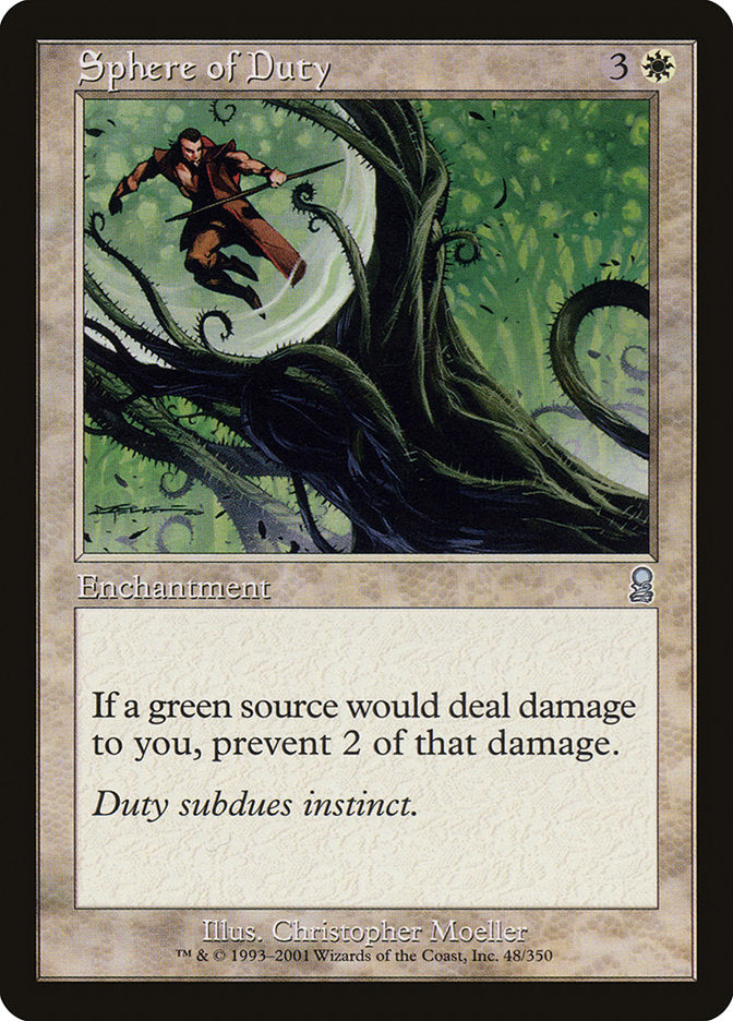 Sphere of Duty [Odyssey] MTG Single Magic: The Gathering | Red Claw Gaming