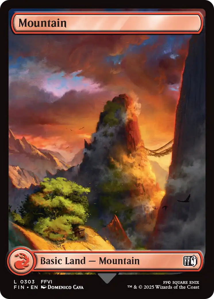 Mountain (0303) [FINAL FANTASY] MTG Single Magic: The Gathering | Red Claw Gaming