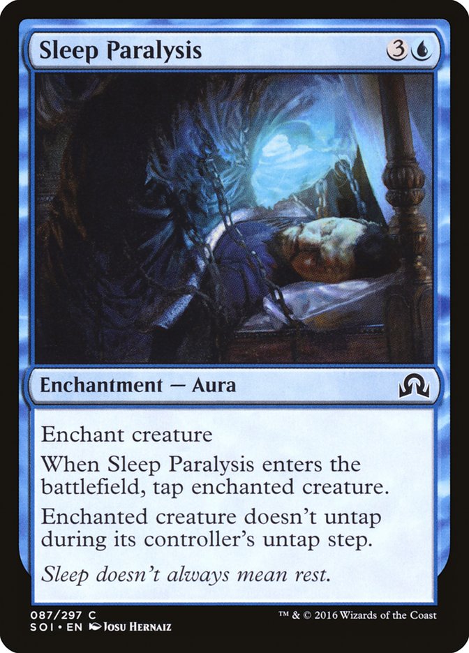 Sleep Paralysis [Shadows over Innistrad] MTG Single Magic: The Gathering | Red Claw Gaming