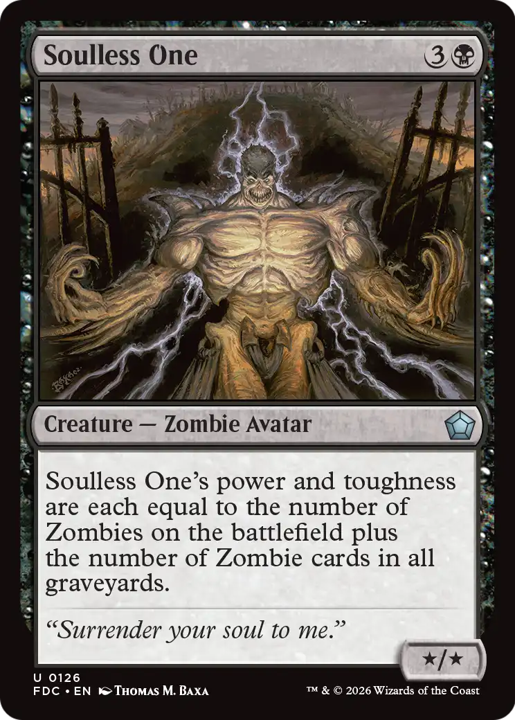 Soulless One [Foundations Commander] | Red Claw Gaming