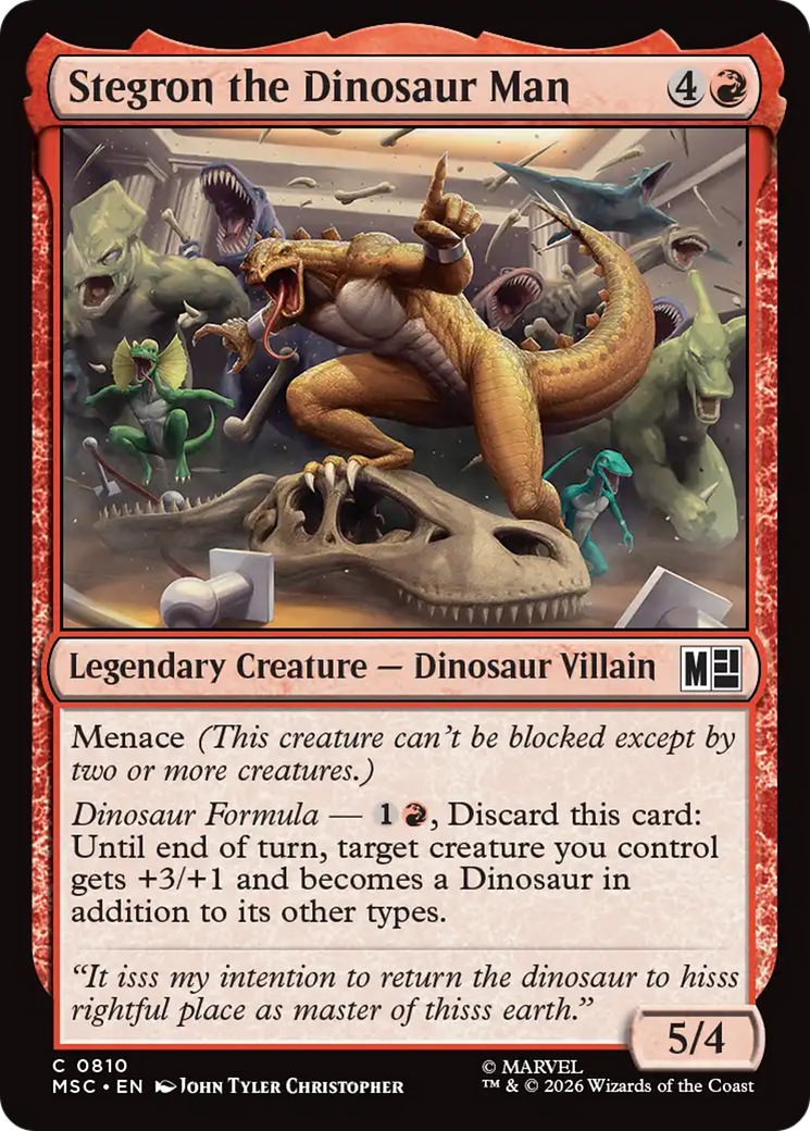 Stegron the Dinosaur Man [Marvel Super Heroes Commander] | Red Claw Gaming