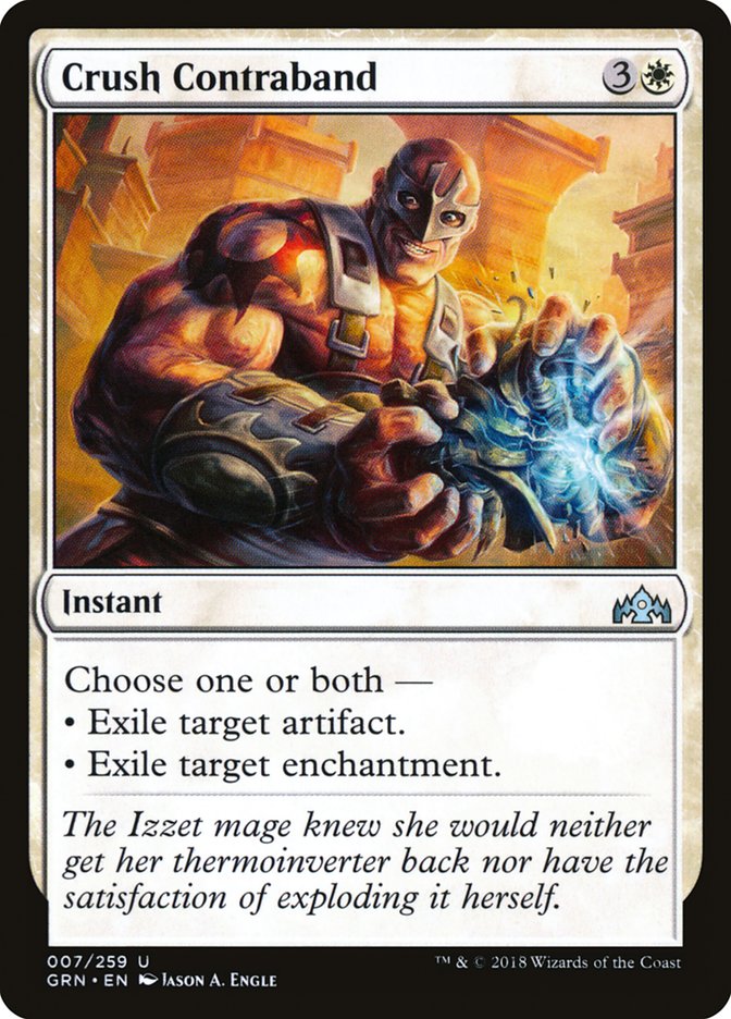 Crush Contraband [Guilds of Ravnica] MTG Single Magic: The Gathering | Red Claw Gaming