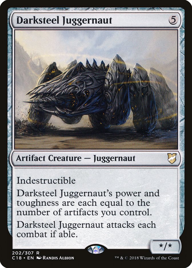 Darksteel Juggernaut [Commander 2018] MTG Single Magic: The Gathering | Red Claw Gaming