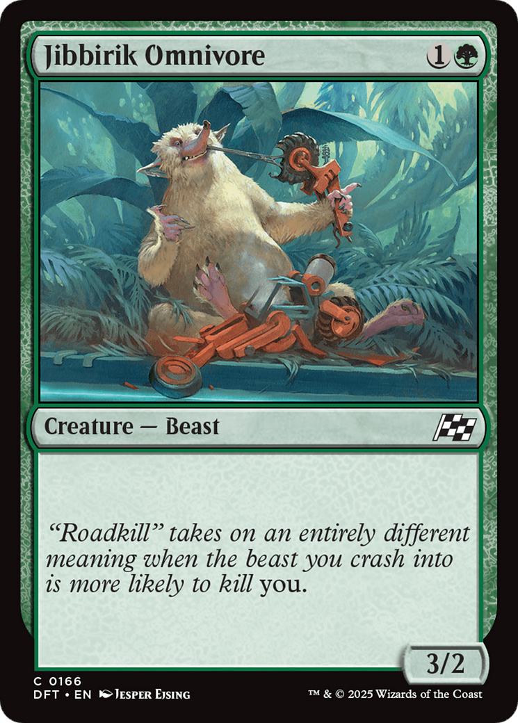 Jibbirik Omnivore [Aetherdrift] MTG Single Magic: The Gathering | Red Claw Gaming