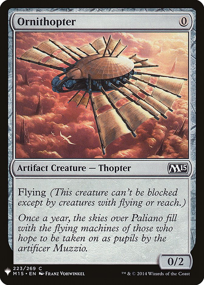 Ornithopter [Mystery Booster] MTG Single Magic: The Gathering | Red Claw Gaming
