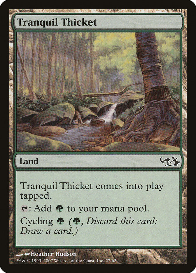 Tranquil Thicket [Duel Decks: Elves vs. Goblins] MTG Single Magic: The Gathering | Red Claw Gaming