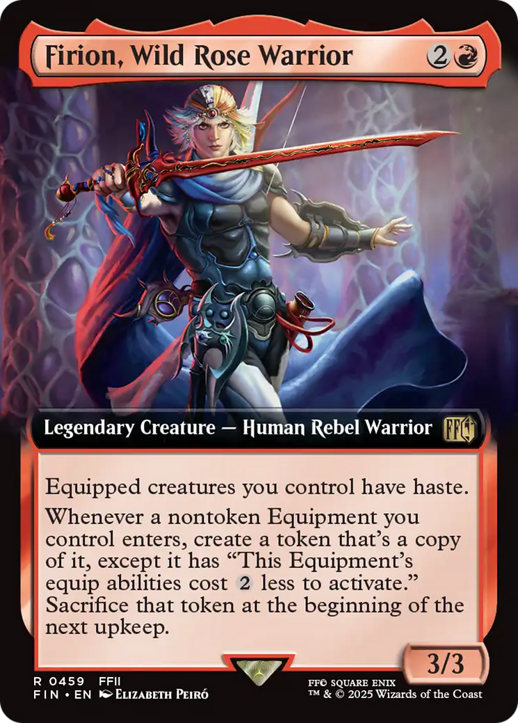 Firion, Wild Rose Warrior (Extended Art) [FINAL FANTASY] MTG Single Magic: The Gathering | Red Claw Gaming