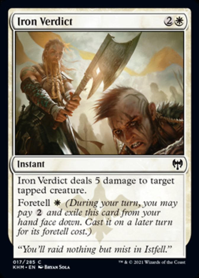 Iron Verdict [Kaldheim] MTG Single Magic: The Gathering | Red Claw Gaming