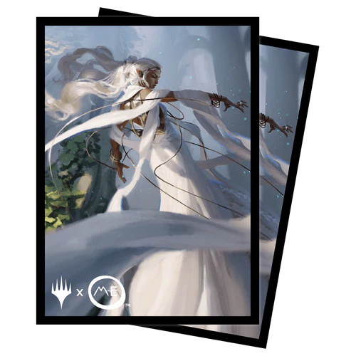 The Lord of the Rings: Tales of Middle-earth Galadriel Standard Deck Protector Sleeves (100ct) for Magic: The Gathering Deck Protectors Ultra Pro    | Red Claw Gaming