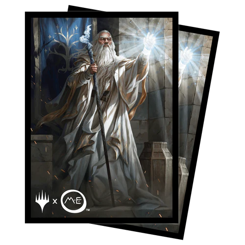 The Lord of the Rings: Tales of Middle-earth Gandalf Standard Deck Protector Sleeves (100ct) for Magic: The Gathering Deck Protectors Ultra Pro    | Red Claw Gaming