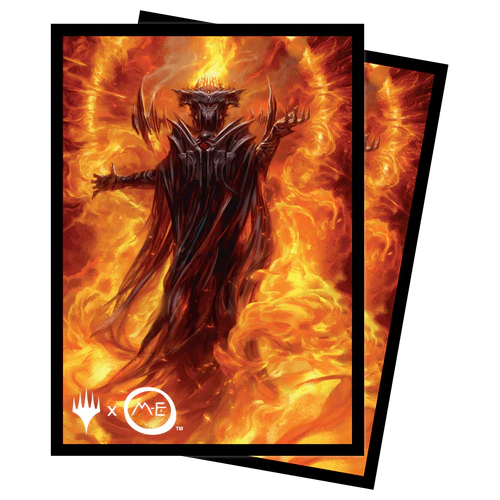 The Lord of the Rings: Tales of Middle-earth Sauron v2 Standard Deck Protector Sleeves (100ct) for Magic: The Gathering Deck Protectors Ultra Pro    | Red Claw Gaming