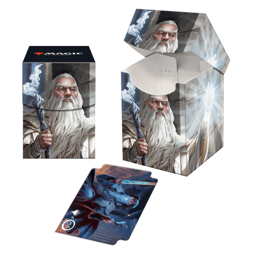 The Lord of the Rings: Tales of Middle-earth Gandalf 100+ Deck Box for Magic: The Gathering Deck Protectors Ultra Pro    | Red Claw Gaming