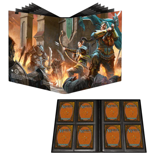 The Lord of the Rings: Tales of Middle-earth Legolas & Gimli 4-Pocket PRO-Binder for Magic: The Gathering Deck Protectors Ultra Pro    | Red Claw Gaming