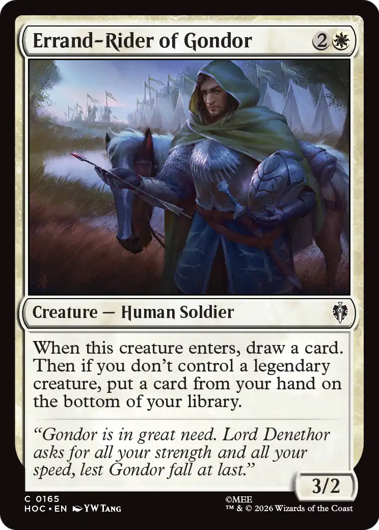 Errand-Rider of Gondor [The Hobbit: Eternal-Legal] | Red Claw Gaming
