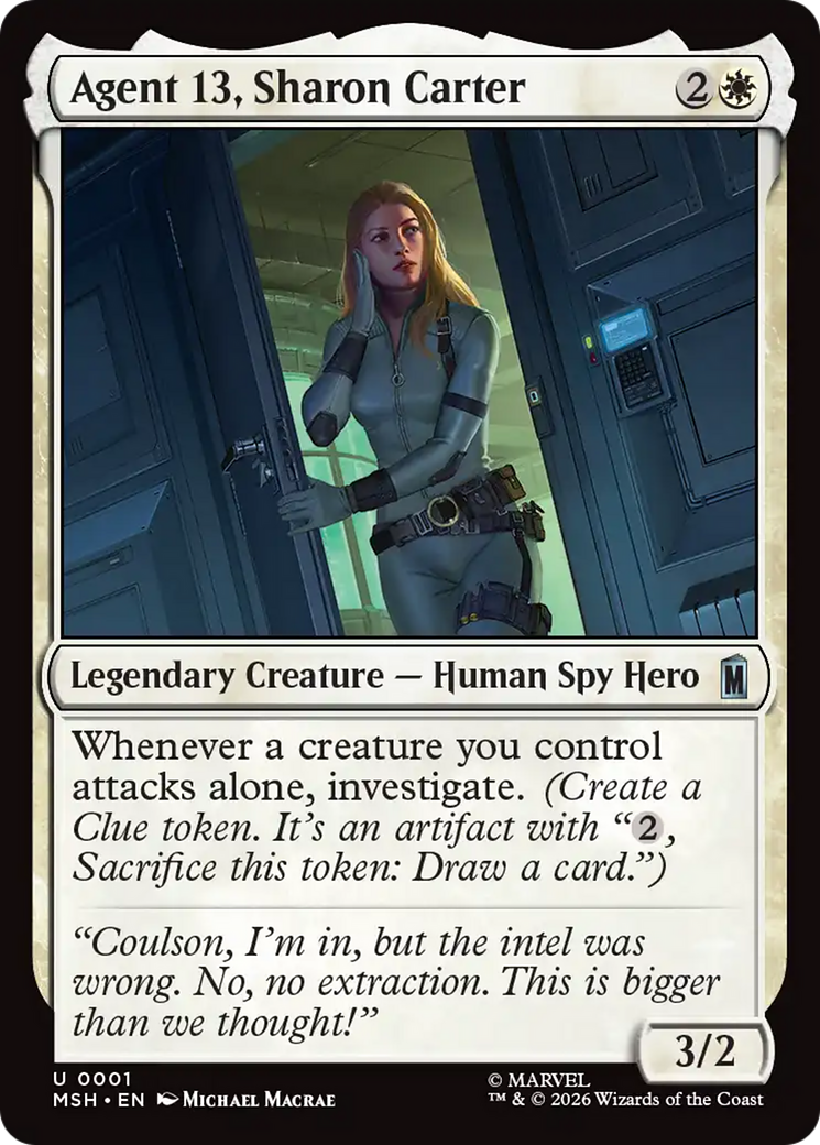 Agent 13, Sharon Carter [Marvel Super Heroes] | Red Claw Gaming