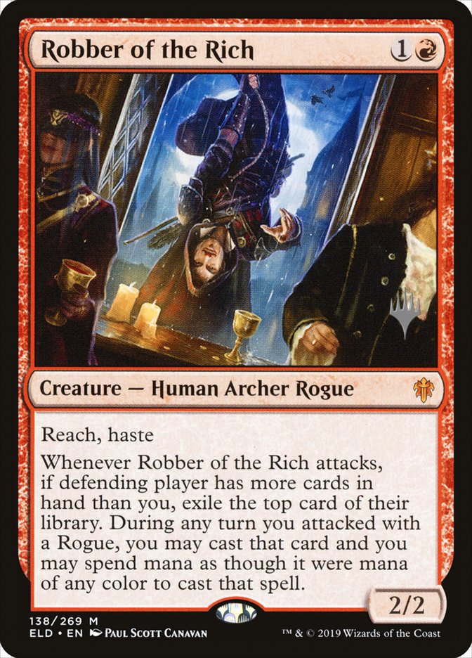 Robber of the Rich (Promo Pack) [Throne of Eldraine Promos] MTG Single Magic: The Gathering | Red Claw Gaming