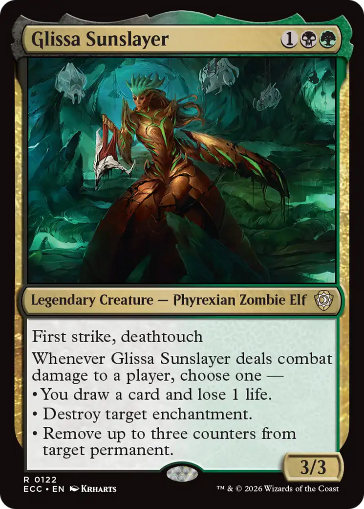 Glissa Sunslayer [Lorwyn Eclipsed Commander] MTG Single Magic: The Gathering | Red Claw Gaming