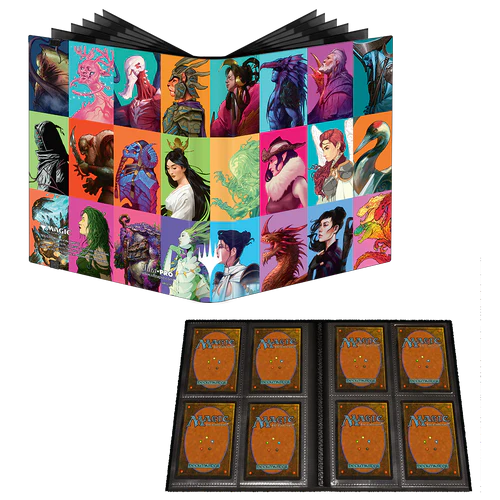 Commander Masters Pop Collage 4-Pocket PRO-Binder for Magic: The Gathering Deck Protectors Ultra Pro    | Red Claw Gaming
