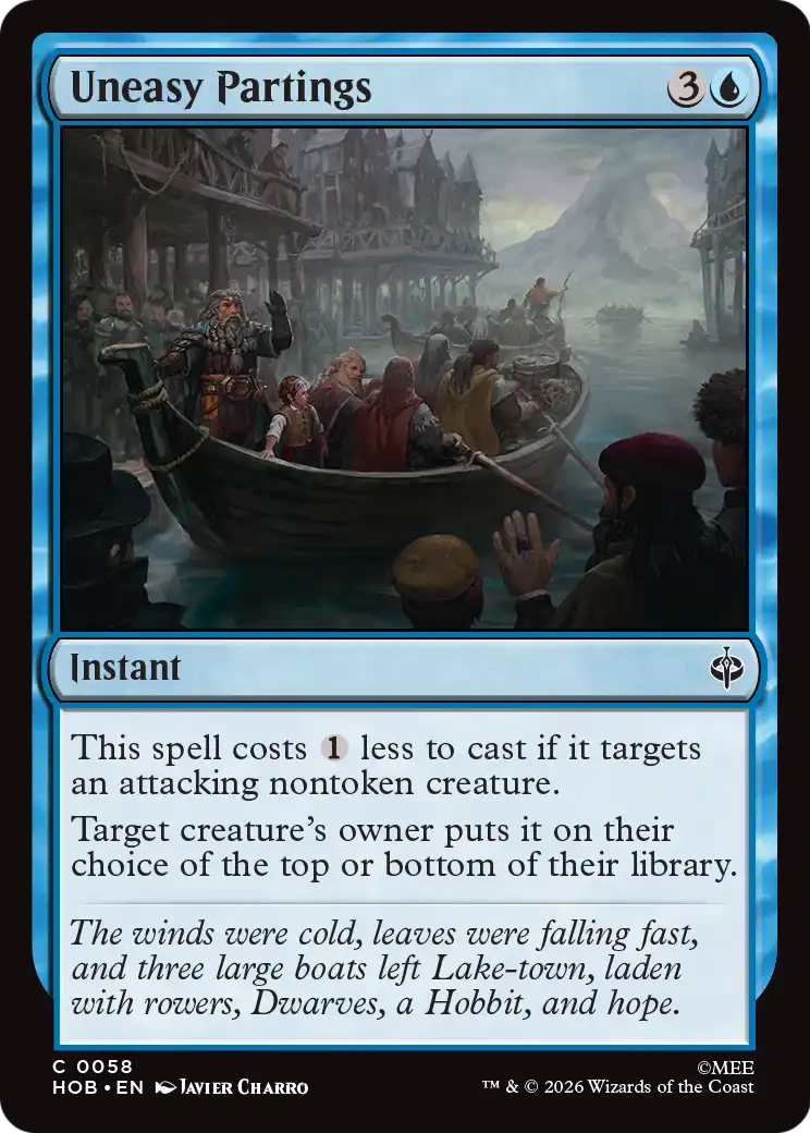 Uneasy Partings [The Hobbit] | Red Claw Gaming
