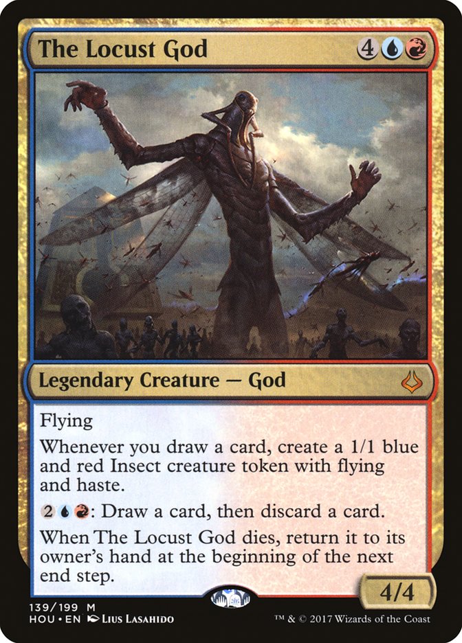 The Locust God [Hour of Devastation] MTG Single Magic: The Gathering | Red Claw Gaming