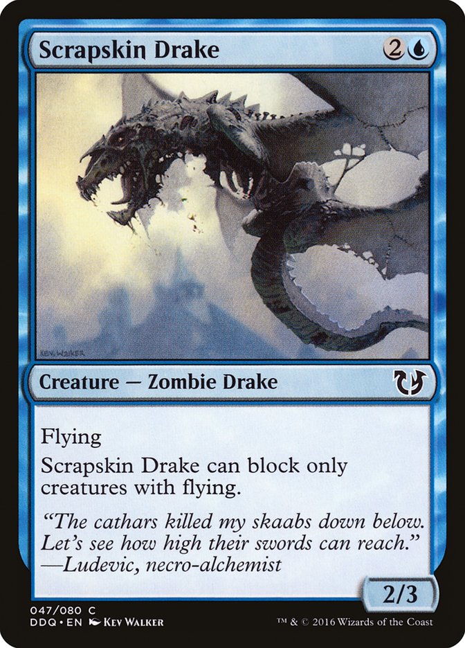 Scrapskin Drake [Duel Decks: Blessed vs. Cursed] MTG Single Magic: The Gathering | Red Claw Gaming