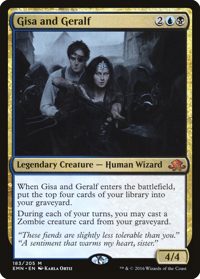 Gisa and Geralf [Eldritch Moon] MTG Single Magic: The Gathering | Red Claw Gaming