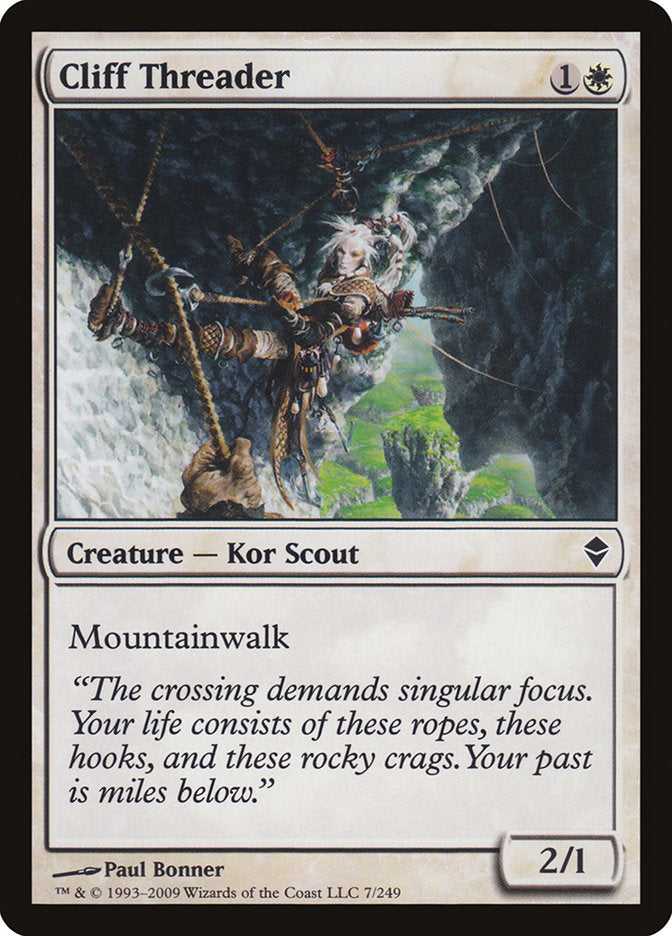 Cliff Threader [Zendikar] MTG Single Magic: The Gathering | Red Claw Gaming
