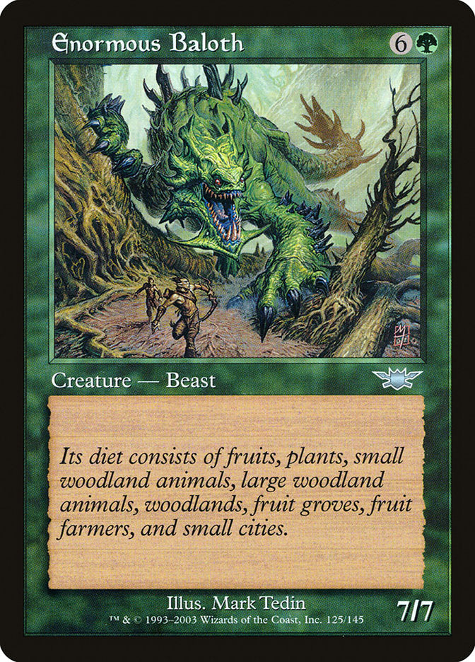 Enormous Baloth [Legions] MTG Single Magic: The Gathering | Red Claw Gaming