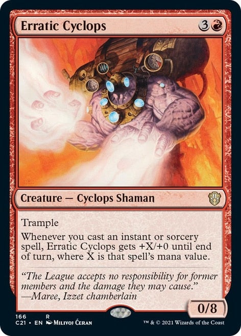 Erratic Cyclops [Commander 2021] MTG Single Magic: The Gathering | Red Claw Gaming