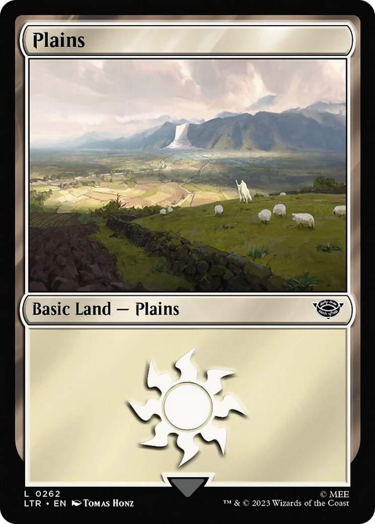 Plains (262) [The Lord of the Rings: Tales of Middle-Earth] MTG Single Magic: The Gathering | Red Claw Gaming